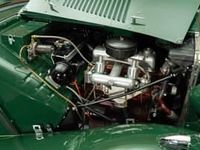 Usata MG TD 54 CV (39 kW) 1950 Verde Cabrio