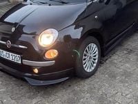 Usata Fiat 500 75 CV (55 kW) 2009 Nero Cabrio