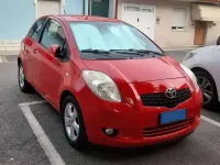 Usata Toyota Yaris 87 CV (63 kW) 2008 Rosso Utilitaria