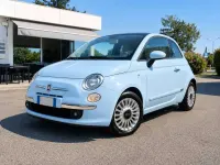 Usata Fiat 500 Lounge 101 CV (74 kW) 2009 Celeste azzurro volare anni 60 Cabrio