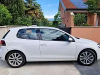 Usata VW Golf VI Highline 122 CV (89 kW) 2011 Bianco Utilitaria