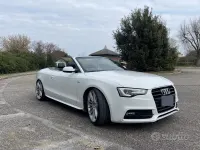 Usata Audi A5 Cabriolet S-Line 177 CV (130 kW) 2013 Bianco Cabrio