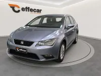 Usata Seat Leon ST Business 110 CV (80 kW) 2016 Azzurro Station wagon