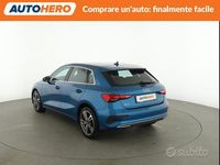 Usata Audi A3 Advanced 110 CV (80 kW) 2021 Blu Berlina