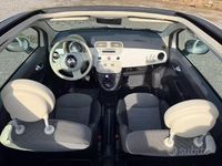 Usata Fiat 500 69 CV (50 kW) 2011 Bianco Cabrio