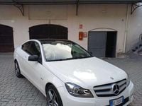 Usata Mercedes C220 Executive 177 CV (130 kW) 2012 Bianco Coupé