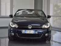 Usata VW Golf Cabriolet 105 CV (77 kW) 2011 Blu Cabrio