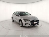 Usata Audi A3 Advanced 110 CV (80 kW) 2021 Argento Berlina