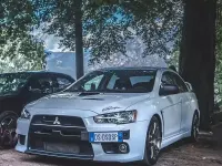 Usata Mitsubishi Lancer Evolution 295 CV (216 kW) 2009 Bianco Berlina