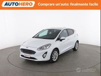 Usata Ford Fiesta Titanium 86 CV (63 kW) 2018 Bianco Utilitaria