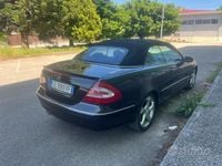 Usata Mercedes CLK200 163 CV (119 kW) 2004 Nero Cabrio