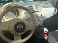 Usata Fiat 500 69 CV (50 kW) 2009 Bianco Cabrio