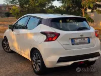 Usata Nissan Micra Acenta 90 CV (66 kW) 2019 Bianco Utilitaria