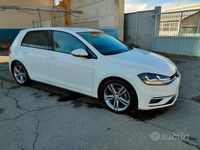 Usata VW Golf VII Highline 125 CV (91 kW) 2018 Bianco Berlina