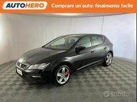 Usata Seat Leon 115 CV (84 kW) 2019 Nero Berlina