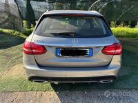 Usata Mercedes C200 136 CV (100 kW) 2015 Grigio Station wagon