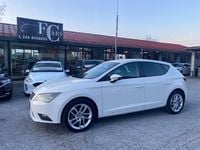 Usata Seat Leon Style 105 CV (77 kW) 2013 Bianco Berlina