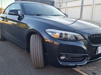 Usata BMW 220 Advantage 190 CV (139 kW) 2018 Nero Coupé