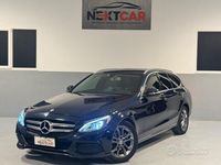 Usata Mercedes C180 116 CV (85 kW) 2015 Blu Station wagon