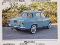 Usata Alfa Romeo Giulietta 50 CV (36 kW) 1956 Blu/azzurro Berlina