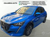Usata Peugeot e-208 Allure 100 kW (136 CV) 2021 Blu Utilitaria