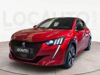 Usata Peugeot e-208 GT 100 kW (136 CV) 2022 Rosso Utilitaria