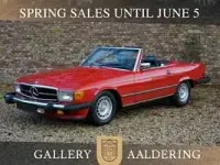 Usata Mercedes SL500 231 CV (169 kW) 1983 Rosso Cabrio