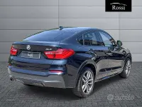 Usata BMW X4 M Sport 190 CV (139 kW) 2017 Blu metalizzato SUV