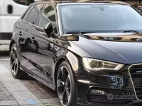 Usata Audi A3 S-Line 184 CV (135 kW) 2014 Nero Berlina