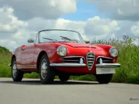 Usata Alfa Romeo Giulia 92 CV (67 kW) 1964 Rosso Cabrio