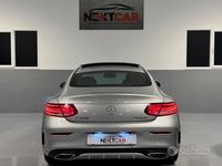 Usata Mercedes C250 AMG line 211 CV (155 kW) 2017 Grigio Coupé