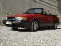 Usata Saab 900 Cabriolet 179 CV (131 kW) 1991 Rosso Cabrio