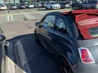 Usata Fiat 500C Lounge 69 CV (50 kW) 2012 Grigio Cabrio