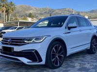 Usata VW Tiguan R-line 150 CV (110 kW) 2022 Bianco SUV