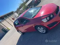Usata Chevrolet Aveo 69 CV (50 kW) 2012 Rosso Berlina