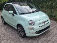 Usata Fiat 500C Lounge 69 CV (50 kW) 2017 Verde Cabrio