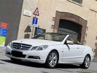 Usata Mercedes E350 Executive 231 CV (169 kW) 2010 Bianco Cabrio