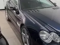 Usata Mercedes SL500 306 CV (225 kW) 2002 Blu Cabrio