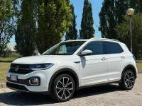 Usata VW T-Cross R-line 110 CV (80 kW) 2021 Bianco SUV