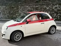 Usata Fiat 500C Lounge 86 CV (63 kW) 2011 Bianco Cabrio