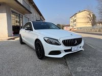 Usata Mercedes C220 AMG 170 CV (125 kW) 2014 Bianco Berlina