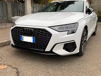 Usata Audi A3 Advanced 150 CV (110 kW) 2022 Bianco Berlina