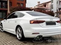 Usata Audi A5 S-Line 190 CV (139 kW) 2019 Bianco Coupé