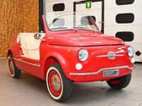 Usata Fiat 500 18 CV (13 kW) 1975 Rosso spiaggina/int. vimini Cabrio