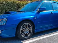 Usata Subaru Impreza 224 CV (164 kW) 2004 Blu Berlina
