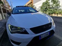 Usata Seat Leon SC FR 122 CV (89 kW) 2013 Bianco Utilitaria