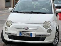 Usata Fiat 500 75 CV (55 kW) 2010 Bianco Cabrio