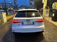 Usata Audi A3 Sport 116 CV (85 kW) 2018 Bianco Berlina