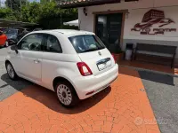 Usata Fiat 500 Lounge 69 CV (50 kW) 2019 Bianco Utilitaria