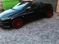 Usata Peugeot 206 CC 109 CV (80 kW) 2003 Nero Cabrio